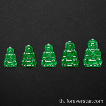 Jadeite สีเขียวธรรมชาติ